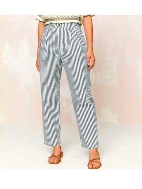 Christy Dawn Navy and White Striped Lena Pants
